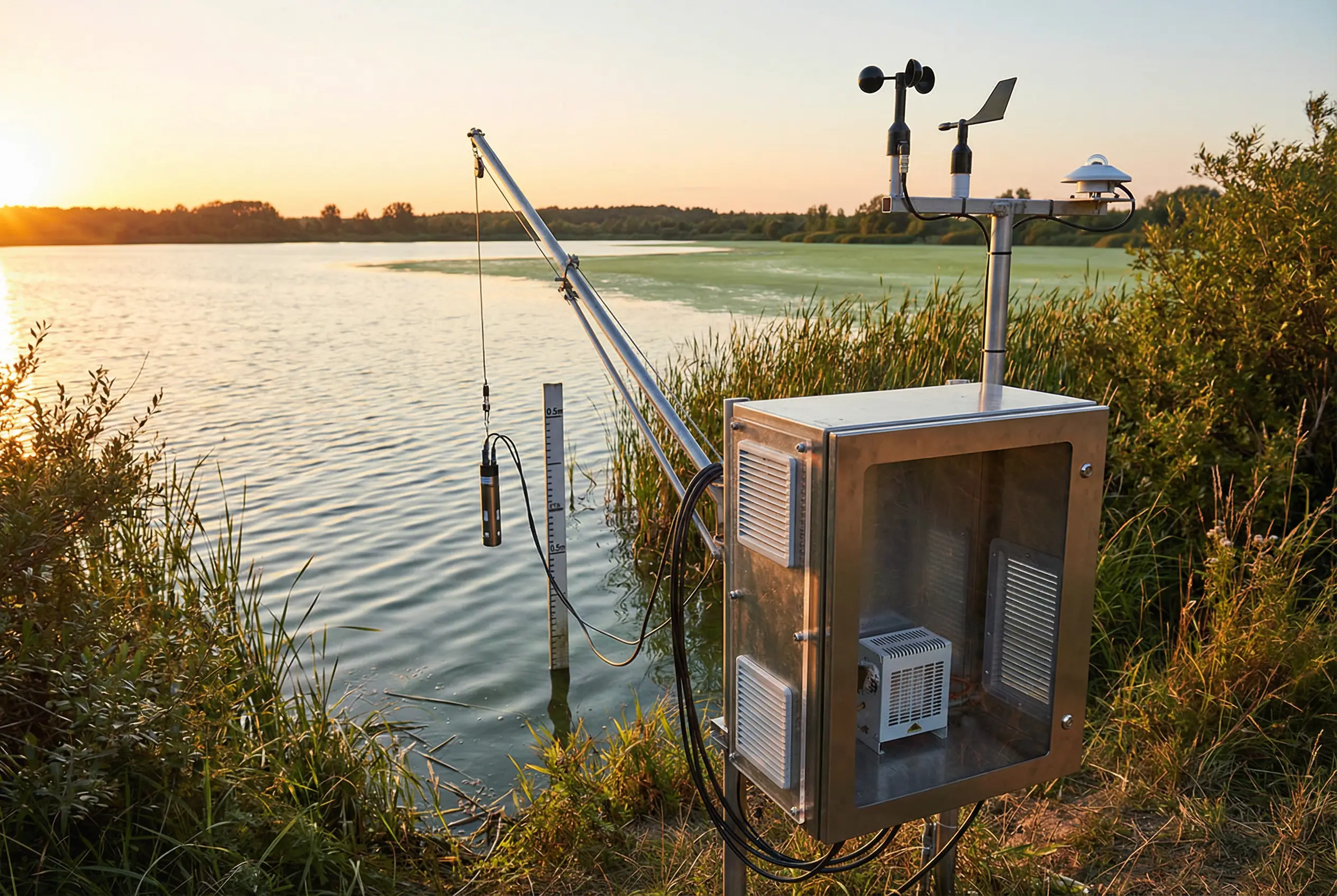 Lake Eutrophication and Algal Bloom Early Warning Station